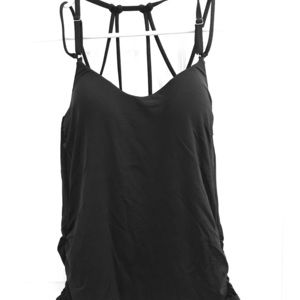 Athleta tankini top, navy blue, new with tags.